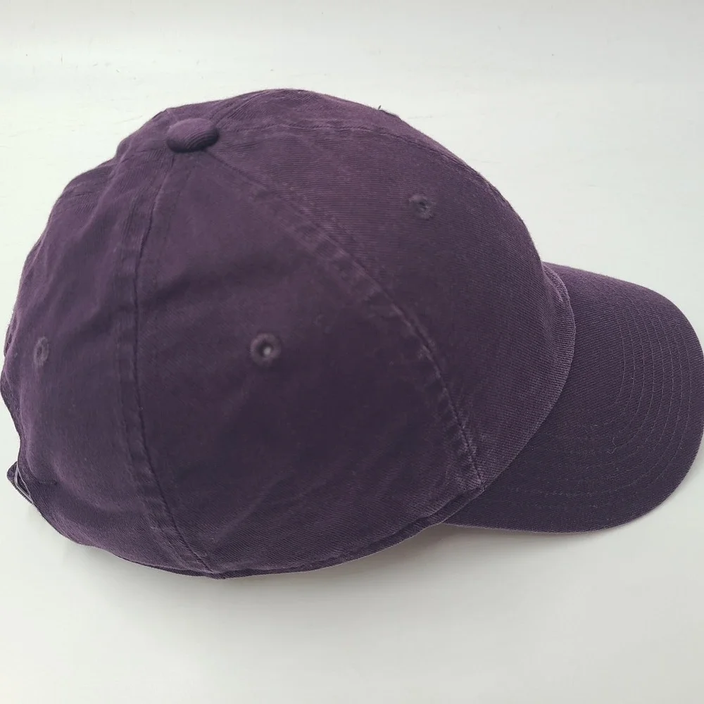 Nike Hat Strapback (Fits Small) Purple Gold Heritage86 Swoosh Logo Casual Cotton
